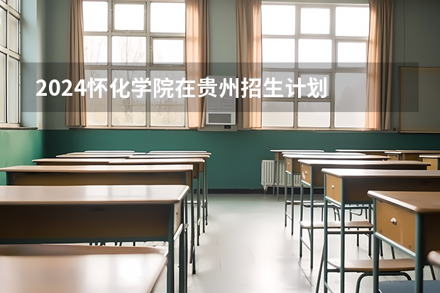 2024怀化学院在贵州招生计划