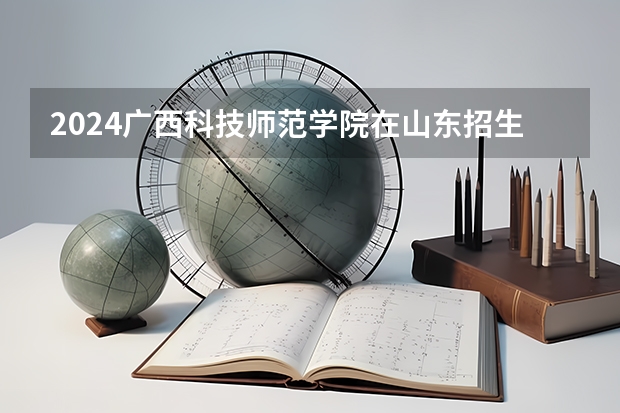 2024广西科技师范学院在山东招生计划表