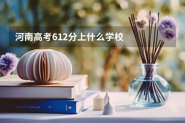 河南高考612分上什么学校