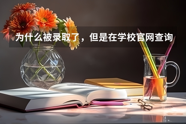 为什么被录取了，但是在学校官网查询不到录取的信息？