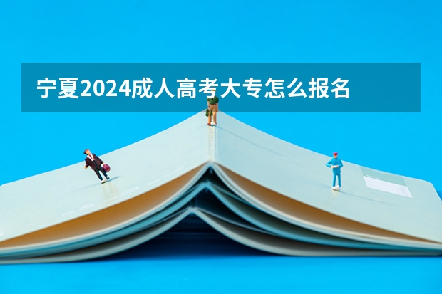 宁夏2024成人高考大专怎么报名 在哪里报名？