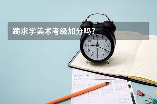 跪求学美术考级加分吗?