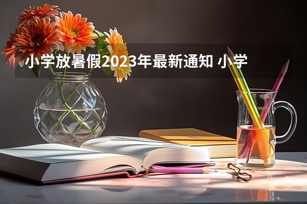 小学放暑假2023年最新通知 小学2023年暑假什么时候放假呢