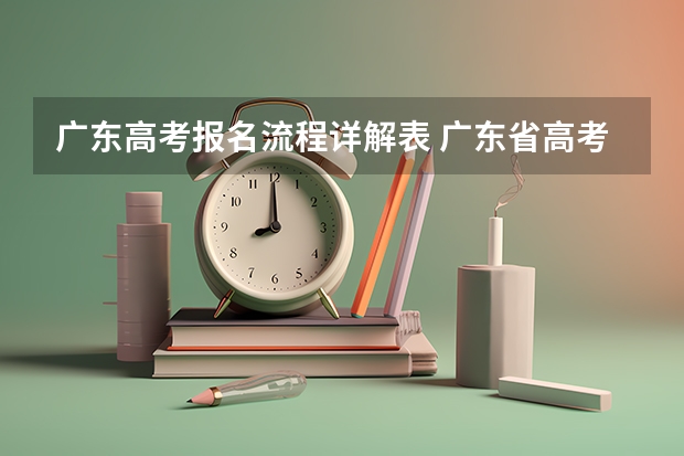 广东高考报名流程详解表 广东省高考补报名流程