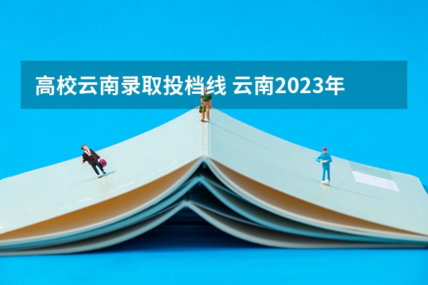 高校云南录取投档线 云南2023年高考投档分数