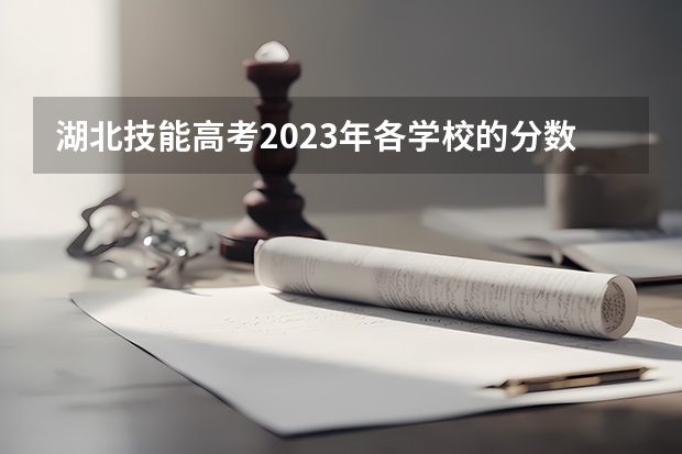 湖北技能高考2023年各学校的分数线是多少?