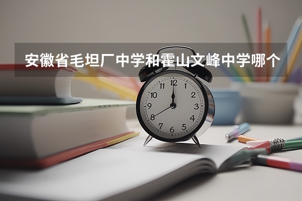 安徽省毛坦厂中学和霍山文峰中学哪个复读好一点升学率高一点