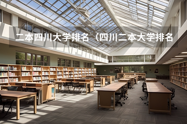 二本四川大学排名（四川二本大学排名一览表）