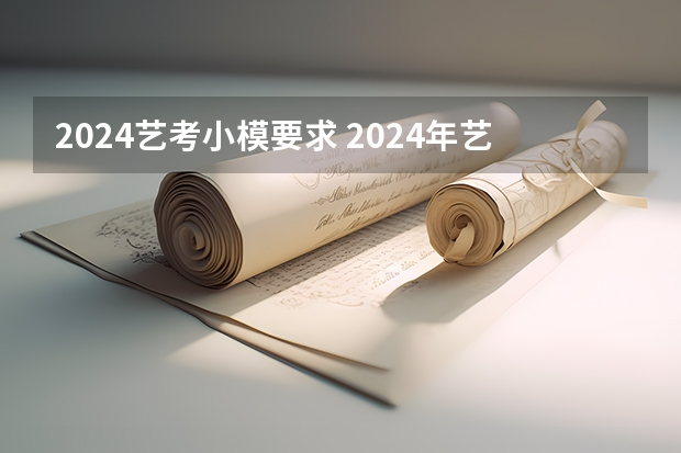 2024艺考小模要求 2024年艺考美术文化分数线