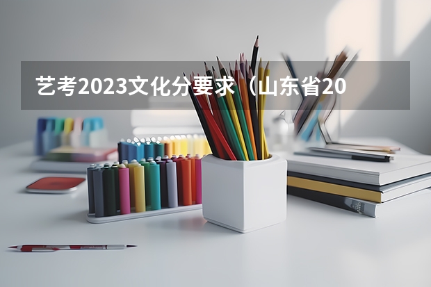 艺考2023文化分要求（山东省2024艺考政策）