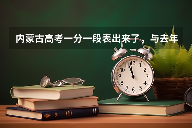 内蒙古高考一分一段表出来了，与去年相比有何变化？（内蒙古2024高考报名时间）