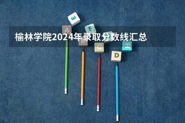 榆林学院2024年录取分数线汇总