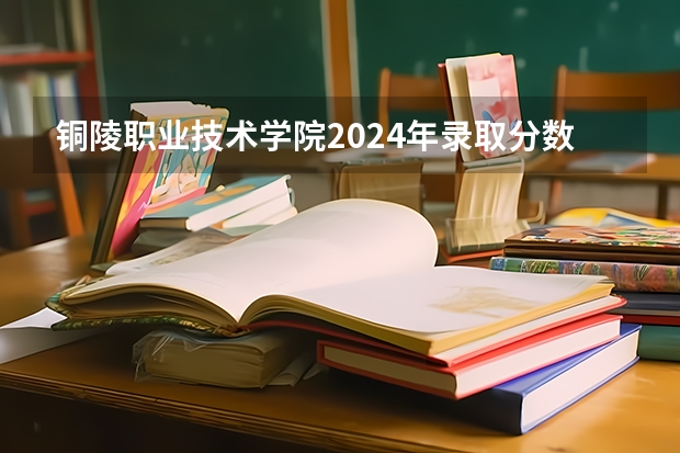 铜陵职业技术学院2024年录取分数线汇总