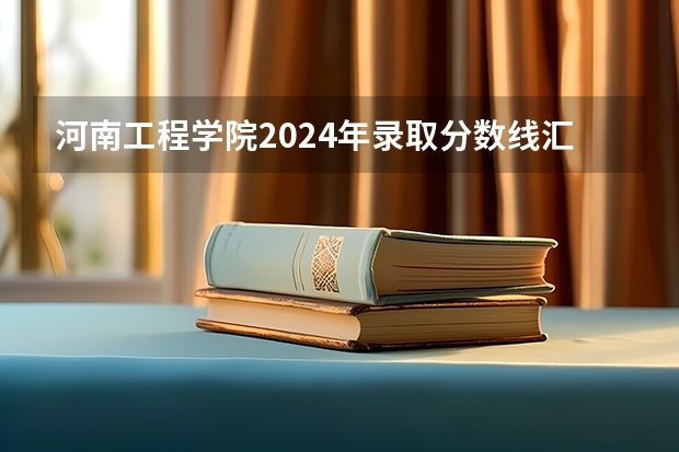 河南工程学院2024年录取分数线汇总